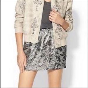 TINLEY ROAD Brocade Circle Mini Skirt
